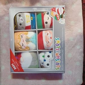 Squishmallows 2021 Classic Holiday Squad Holiday Plush Ornament Set